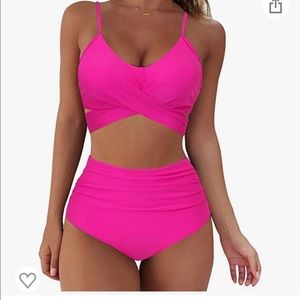 Pink bikini set - never been work!